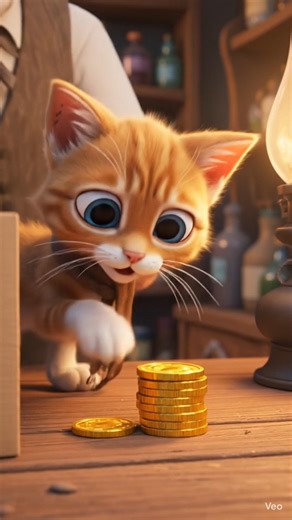 The Cat's Dream Came True with Hard Work #viral #aistory #animatedstory