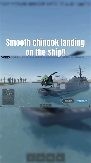 Landing the MH-47 at the ship in Blizzard Helicopter Practice!!
