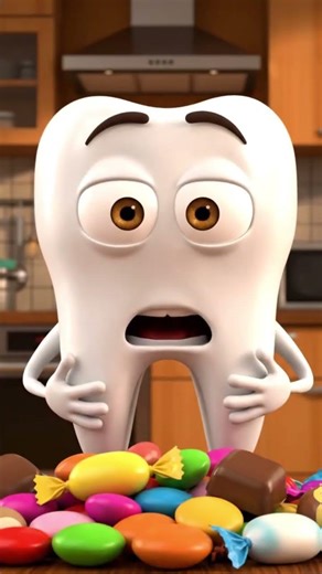 Tooth Explains Proper Brushing 🦷 | Kids Dental Care Bangla Short Video. #shorts