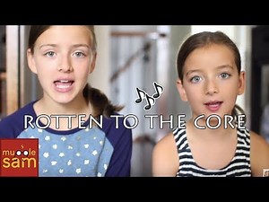 Sophia and Bella - ROTTEN TO THE CORE (Disney Descendants Cover) Live on Mugglesam