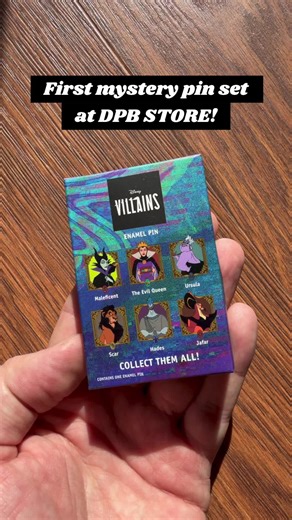 Our first mystery pin set features Disney Villains! Special edition of 200, available at DPB Store while supplies last. #disneypins #disneypintrading