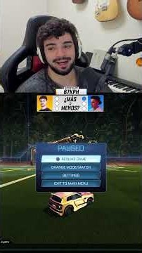 LE PEGAMOS AL KILOMETRO EXACTO? 🤔 @aguzrl #almost #rocketleague #gaming #shorts
