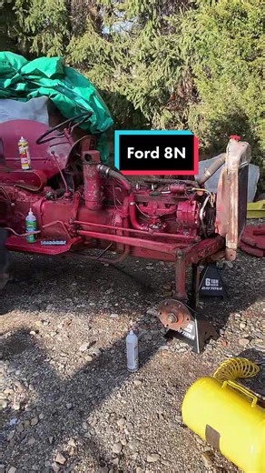 DIY Ford 8N Tractor Restoration - Radiator Replacement and Tire Upgrade