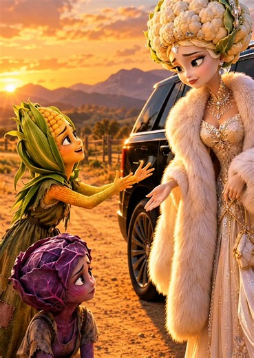 La riche femme chou et ses deux sœurs — conte des légumes