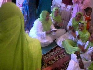 Ladies Menzuma ( Zikr ) at the brides house - Ethiopian Muslim Wedding
