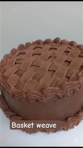#basketweavedecorationtutorial #cake #cakedesign #cakedecoration
