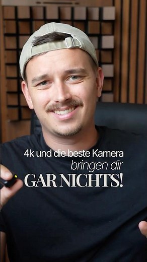 4K bringt dir nichts, wenn dein Ton nach Besprechungsraum klingt.