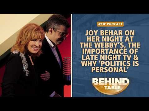 Joy Behar On Her Night At The Webby’s, The Importance Of Late Night TV & Why ‘Politics Is Personal’