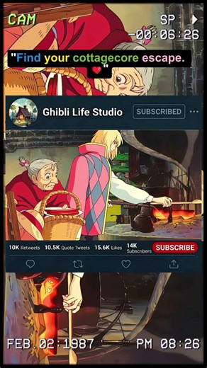 THE MOST AESTHETIC GHIBLI MOMENTS! Howl's Moving Castle ❤️✨