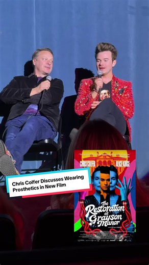 At a THE RESTORATION AT GRAYSON MANOR screening/Q&A in LA 10/12 Chris Colfer discusses having to use prosthetics on his hands. 🖐️ 🖐️ #horror #chriscolfer #fyp #glee #la