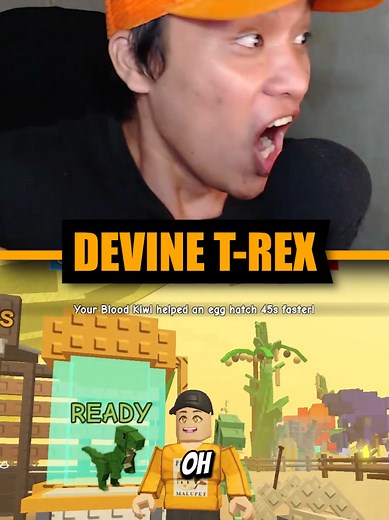 Claim This Luck: Divine T-Rex in Grow A Garden