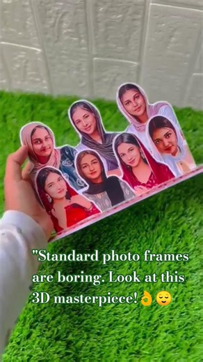 Engaging & DescriptiveCapture every smile from every angle! 🌟 Our latest 3D photo display🎀