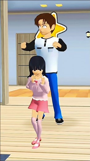 💪 Yuta’s Dumbbell Workout Gone Wrong! 😂 Turns Giant Sakura School Simulator #shorts #sakura #gaming