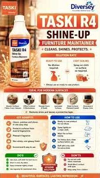 #Shorts # TASKI R4 Uses, Dilution Rate & Application Areas #Tamil #
