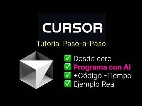 Cómo usar CURSOR para Principiantes. Tutorial Cursor, aprende a programar mas rápido con AI