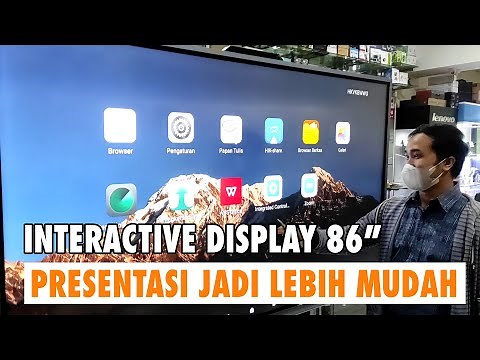 DEMO HIKVISION INTERACTIVE DISPLAY/INTERACTIVE TABLET/INTERACTIVE FLAT PANEL DS-D5B86RB/A 86 INCHI
