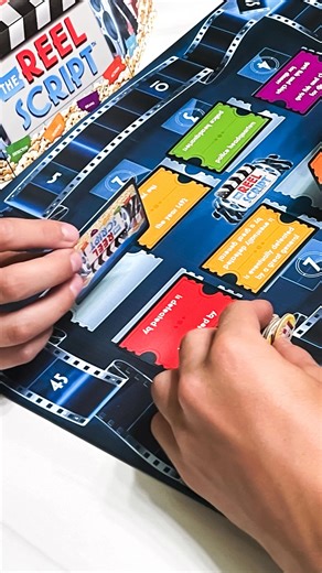 Be a Hollywood screenwriter for a day and write winning scripts with The Reel Script! Unleash your creative storytelling skills by selecting Script Line Tickets and planning them in sequence to craft the perfect storyline. Read your story out loud, as other players vote who had the best movie pitch. Be the storyteller with the most 'winning scripts' to win BIG on the silver screen! Take $8 off The Reel Script this month! 👉 Shop our May sale: https://bit.ly/LanguageArtsDeals-FB | SimplyFun