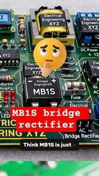 MB1S Diode Bridge Explained Simply ⚡ AC to DC in 1 Minute #Shorts #diy #diode