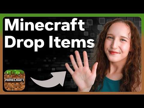 How To Drop Items In Minecraft