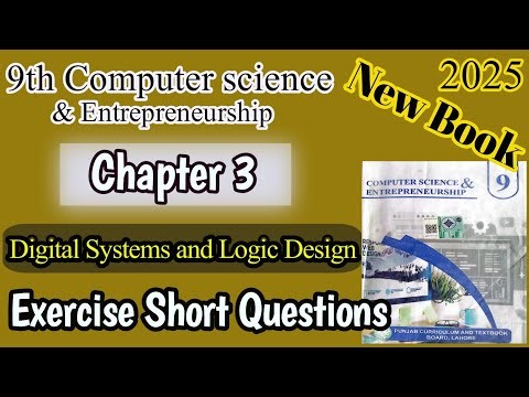 9th Computer science | New book | 2025 | Chapter 3 | Exercise Short Question