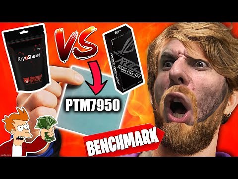 🛑 PTM7950 vs Kryosheet vs ROG Thermal Paste 😱👑