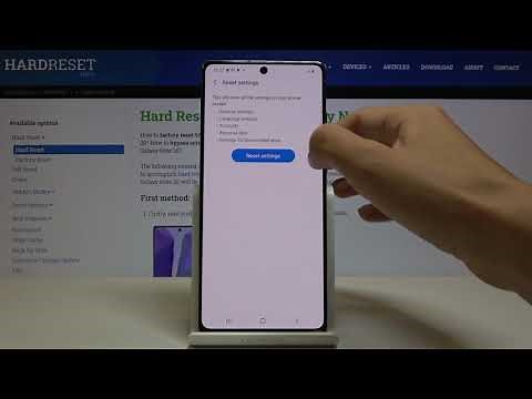 How to Reset Settings in SAMSUNG Galaxy Note 20 – Restore Default settings