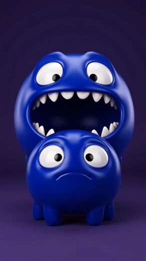 The prefect creepy face loop short ➿➿ 😱 #3danimation #animation #scary #creepy