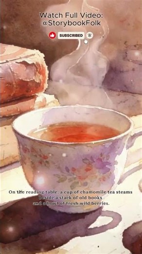 Summer Cottage Library 📚 Quiet Folk Music for Reading #Shorts #cottagecore #readingmusic