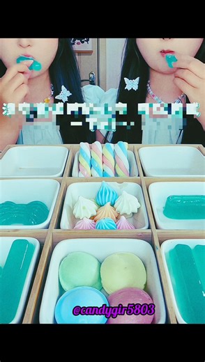 Colorful sweet Candy eating | 🍬 Satisfying condy Sounds pt4 #shorts #viralvideo