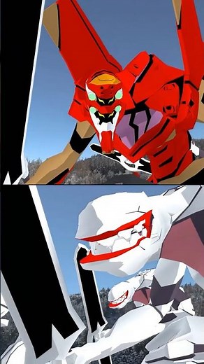 ⚔️ EVA-02 vs Mass Production Evas – The Final Battle Begins. #eva02 #evangelion3 #evangelion