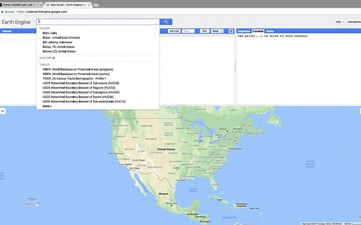 Google Earth Engine 视频教程 from Geospatialecology