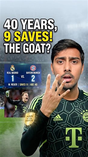 Manuel Neuer at 40: 9 Saves vs Real Madrid 🤯 GOAT Goalkeeper?