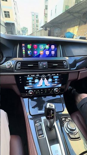 BMW F10 5 series Qualcomm Android car stereo car radio with air conditioning control panel