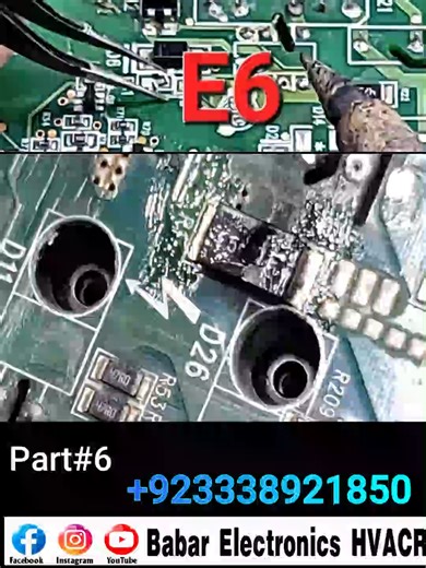 #creatsearchinside Gree DC inverter AC E6 error code AC PCB By Babar Electronics HVACR #unfreezemyaccount #GreeDCInverterAC #E6ErrorCode #ACPCB #BabarElectronics #HVACR #AirConditioning #HVACSystems #InverterTechnology #ACRepair #HomeCooling #EnergyEfficiency #SmartCooling #CoolingSolutions #AirQuality #HVACTips #BabarHVAC #GreeAC #ACInstallation #HomeComfort #InverterTechnology #airqualityalert #BabarExpertise #HomeComfort #AOSHeating #Dcinverterac #DawlanceService #thediagrambook #CoolingSyste