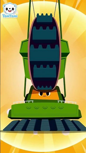 What Is the Biggest Excavator in the World? | Giant Construction Vehicle for Kids #TOMTOMI #shorts