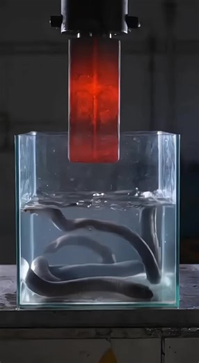 Decompress Video Experiment with Hydraulic Press