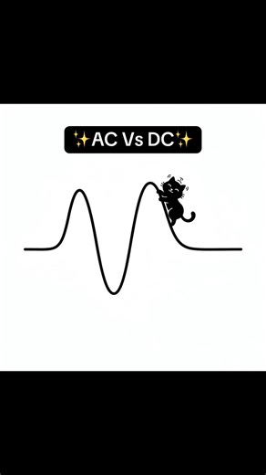 Difference between AC and DC currents #engineering #ACDC #science #electricalengineer