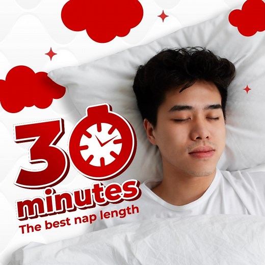 Your naps should ⚡ supercharge ⚡ you, NOT make you feel groggier. 😩 If you’re sleep-deprived, remember to set an alarm for a 30-minute power nap instead! ⏰ #SleepWellLiveWell #goodnite #goodnitemattress | Goodnite Outlet