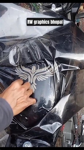 splendor smoke lamination | modified radium sticker #splendor #splendorplusbs6 #modified