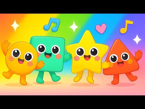 Happy Dancing Shapes Song | Learn Shapes Easily..