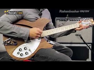 Rickenbacker 330/12W Electric 12-String Guitar, Natural Walnut