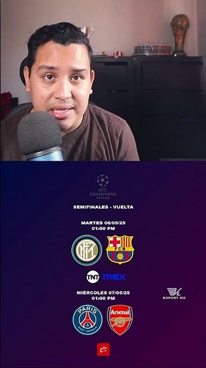¡¡TODO LISTO PARA LA VUELTA DE LAS SEMIFINALES DE LA CHAMPIONS LEAGUE 2025!! 🏆✅🇪🇺 #barcelona #PSG