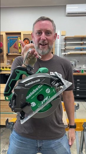 Metabo HPT 36V Circular Saw in Action — Cordless Power That Rips Clean
