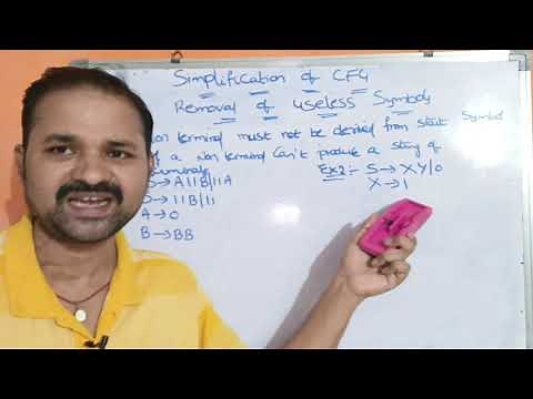 Removal of Useless Symbols || Simplification of CFG || TOC || Theory of Computation