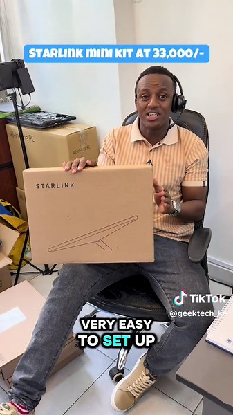 Starlink Mini Kit: Fast Internet on the Go for 33,000/-