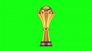 3d illustrated 2021 Africa Cup of Nations trophy