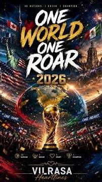 Spain World Cup 2026 Champions Song | One World, One Roar