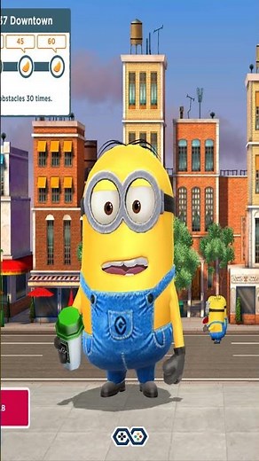 Dave Minion at Downtown #minions #minionrush
