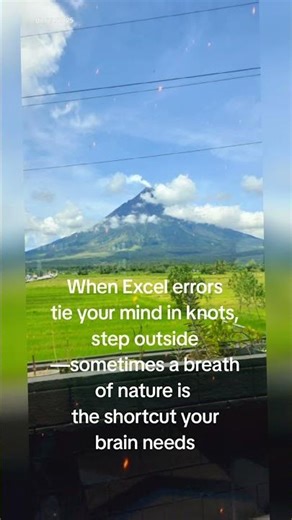 When Excel Breaks Your Brain, Step Outside 🌿 | A Reset for Overthinking Minds