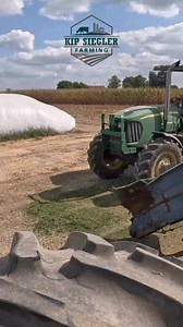 Bagging 4th cutting hay #seedingwiththesieglers | Siegler Dairy Farm
